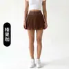Falda corta plisada ligera de baile transfronteriza, falda de yoga de cintura alta adelgazante, falda corta deportiva para golf, tenis, running para mujer, verano