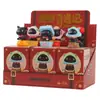 Aventuras Lindas y Divertidas Gato Negro Caja Sorpresa Giratoria Figura Creativa de Resina Decoración del Hogar Regalo Femenino