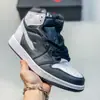 Putian Zapatillas de Baloncesto Aj1 de Alta Calidad Año del Caballo Jordan 1 Azul Carolina del Norte Moda Clásica Versátiles Casuales Deportivas para Hombres y Mujeres