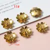 Peças de Flor de Cobre Metálico, Tampas de Flor, Acessórios, Headwear de Noiva Criativo Feito à Mão para DIY, Acessórios de Cabelo, Materiais Decorativos