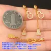 Plata de Ley S925 Chapado en Oro Zirconia Colgante de Calabaza Colgante Cristal Wenwan Cuerda Trenzada para la Mano Collar Accesorios Hechos a Mano DIY