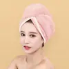 Gorro Secador de Pelo Súper Absorbente para Lavado y Baño, Toalla Gruesa para Pelo Largo de Adulto, Toalla de Compresión