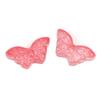 Cuentas de Mariposa de Vidrio de 8*15 mm Cuentas de Vidrio de Agujero Recto Coloridas DIY Pulsera Borla Colgante Accesorios de Joyería