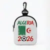 Bolsa de Almacenamiento para Auriculares con Cable, Bolsa de Transporte Portátil, Tarjetero, Billetera para Monedas, Copa Mundial de Fútbol Transfronteriza 2026, Bandera Nacional