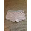 Pantalones de dormir a rayas rosa y gris, frescos y juveniles, para mujer. Nuevo estilo Verano 2026. Ajustados, casuales, versátiles, para usar en casa o fuera.