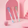 Herramienta Limpiador de Lengua Placa de Recubrimiento Lingual Raspador de Lengua Portátil para Adultos Raspador de Lengua Para Mal Aliento Aliento Fresco