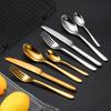 Amazon Transfronteiriço Aço Inoxidável 304 Estilo Ocidental Faca Garfo Colher de Hotel Faca Garfo Colher de Bife Garfo de Jantar Faca de Jantar Louça