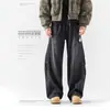 Jeans de trabajo para hombre, estilo primavera y otoño, pantalones rectos holgados para hombre, pantalones casuales ligeramente acampanados estilo americano, venta al por mayor