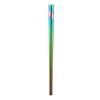 Palillos de estilo coreano de acero inoxidable 304, juego de palillos cuadrados dorados antideslizantes, palillos de estilo japonés, vajilla de acero inoxidable.