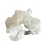 Scrunchie de gasa de burbujas suave y lustroso estilo francés con un toque de alta gama, dulce y adecuado para el uso diario, un accesorio para el cabello para niñas jóvenes
