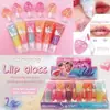 Marca de brillo de labios transfronterizo brillo de labios perlado hidratante de agua al por mayor