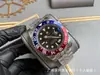 Reloj Mecánico Greenwich, Reloj Rolex Anillo Verde Coke, Reloj para Hombre con Anillo de Cerámica, Reloj AAA de Alta Calidad