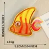 Parche de Agujero con Logo Bordado Duoku Listo para Usar Animal Marino Dibujos Animados Bordados Pegatinas Joyería DIY Accesorios para Ropa Pegatinas de Tela