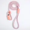 Guia de Puxar Antiexplosão Colorida para Cães Pequenos, Não Machuca as Mãos, Guia para Animais de Estimação, Guia de Nylon para Cachorros em Cor Vibrante, Guia para Cachorros ao Ar Livre