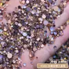Outono e Inverno Contas de Sereia Maillard Joias de Diamante para Unhas Cor de Café Tamanho Misto Sola Lisa Pequeno Diamante Redondo Acessórios de Unha Vestíveis