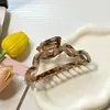 Jiayue Joyería Diseño Simple Versátil Estilo Nube Hueco Pinza Tiburón Parte Trasera de la Cabeza Pasador Accesorio para el Cabello