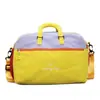Bolsa de viagem curta multi-colorida, simples e estilosa, leve e portátil para viagens de negócios, pode ser acoplada a uma mala de rodinhas, adequada para embarque, hospedagem e uso na academia.