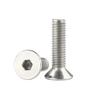 Tornillo de cabeza hexagonal de acero inoxidable 304, tornillo de cabeza avellanada hexagonal, DIN7991, tornillo de copa plana M2M3-M6