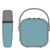 Altavoz Bluetooth Karaoke Todo en Uno Micrófono Inalámbrico Micrófono Portátil Iluminado Set de Audio para Exteriores para Niños en Casa