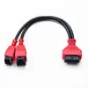 Cables de Diagnóstico Chrysler 12+8 OBD2-16P Hembra se Conecta al Arnés de Cableado Automotriz Daotong Chrysler-12P+8P