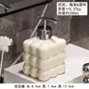 Botella de Cerámica Creativa al por Mayor con Diseño de Flores y Pájaros para Baño Doméstico, Dispensador de Loción Tipo Prensa para Lavabo, Champú y Gel de Ducha