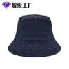 Sombreros de Pescador Lavados de 14 Colores en Stock, Sombreros de Protección Solar Personalizados, Pruebas de Logotipo Bordado y Transferencia de Calor, Fábrica de Sombreros Transfronteriza