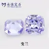 3*3~16*16mm zircônia quadrada gorda zircônia colorida quadrada gema CZ artificial diamante pedra nua acessórios de joia