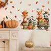 Panda Raposa Pequena Quarto Infantil Sala de Estar Decoração de Casa Adesivos de Parede Autoadesivos Atacado Transfronteiriço