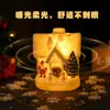 La nueva decoración navideña de Amazon: Casa pequeña de resina blanca brillante, adorno para micro paisajismo, regalo de Navidad