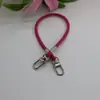 Hebilla de Pu para Puerta de Gama Alta, Cordón Redondo Corto de Cuero, Correa de Asa de Bolso Reemplazable Multicolor, Correa de Cuero para Teléfono Móvil