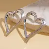 Pendientes Redondos Europeos y Americanos Transfronterizos de Plata Geométricos Multicapa, Lujo Ligero, Sensación de Alta Gama, Estilo Minimalista, Pendientes de Moda para Mujer