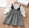 Vestidos de Primavera y Otoño para Niñas [Gran Venta Rompe Códigos] [Sin Devoluciones ni Cambios] Encaje Dulce para Niños y Niños de Edad Media