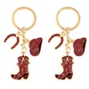 Nuevo Llavero de Botas de Cowboy de Venta Caliente Transfronterizo para Baby Shower, Fiesta Diaria, Vacaciones, Regalos, Recuerdos