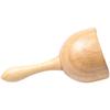 Raspador Gua Sha en Forma de Copa, Rodillo para Masaje de Ventosas Casero, Desbloqueador de Meridianos con Cepillo, Herramienta de Masaje Gua Sha de Madera