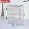 Caja Ciega Exhibidor de Caja de Almacenamiento Mate de Burbuja LABUBU Almacenamiento Hecho a Mano Polvo de Escritorio Gabinete de Exhibición Acrílico Transparente
