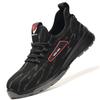 Sapatos de Proteção do Trabalho Isolados 6Kv para Homens, Solas Macias, Pés Não Cansativos, Sapatos de Segurança para Eletricista Anti-Esmagamento e Anti-Perfuração, Sapatos de Trabalho Respiráveis em Malha Fly