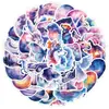 50 Pegatinas de Graffiti Serie Cielo Estrellado Pegatinas Decorativas Impermeables para Computadora Taza de Agua Teléfono Móvil Pegatinas Creativas de Cielo Estrellado Venta al por Mayor
