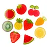 Accesorios de Fresa y Cereza, Accesorios para el Cabello de Acrílico Frutal de Sandía DIY, Materiales para Imanes de Nevera DIY