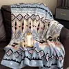 Manta de cashmere sintético grau A, espessa para o inverno, feita de veludo de leite, adequada para cochilos no escritório, como capa de sofá ou como xale.