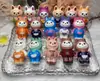 Boneca de Desenho Animado Pu Rebound Lento Brinquedo de Apertar Pingente de Chaveiro Gadget Fofo para Alívio de Estresse Brinquedo Infantil para Alívio de Estresse