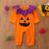 Samgamibaby Exportação Transfronteiriça Roupas Infantis Ins Outono Halloween Macacão Infantil Monstro Pelúcia Harem