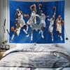 Fondo de Tela Colgante NBA Tela de Fondo Decoración de Habitación Dormitorio Estrella del Baloncesto Tela de Pared Póster de Pared de Fondo de Dormitorio Tapiz de Estadio