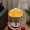 Lámpara de Mesa Creativa de Hongo de Lujo para Dormitorio, Lámpara de Calabaza de Diseñador de Alta Gama para Mesita de Noche, Luz Nocturna Decorativa para el Hogar, Lámpara de Mesa de Hierro