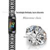 Para Fitbit charge6 Smart New Watch Strap Charge5 Candy Metal Flash Diamond Watch Strap Spot