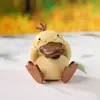 Ornamentos de Animais Esculpidos em Nogueira Preta Pokemon Pato Keda Pokemon Brinquedo Criativo para Escritório Ornamentos