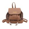 Bolsa Feminina 2025 Nova Vintage Grande Capacidade Mochila Moda Casual Outono Oncinha Bolsa de Ombro Bolsa de Mão