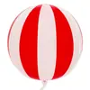 Globos 4D Redondos de 22 pulgadas Impresos con Rayas de Estrella para Fiestas de Cumpleaños, Globos de Decoración para Centros Comerciales KTV en Stock