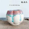 Vaso de Flor Carnuda Cerâmica Jardinagem Cerâmica Mini Novo Criativo Grés Casa Vintage Novo Vaso de Porcelana Vaso