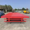 Remolque de plataforma plana con dirección en las cuatro ruedas Transportador de carga Contenedor Transportador de tractores Remolque de transporte agrícola