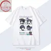 Genshin Impact Scaramouche Merchandising Camiseta de Manga Corta Verano Juventud Estudiante Algodón Holgado Moda Talla Grande Ins
